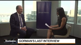 Morgan Stanleys Gorman on Being CEO Bank Regulations [upl. by Kilbride]