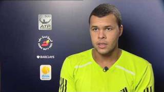 Dubai 2010 Tsonga Interview Tuesday [upl. by Aerehs242]