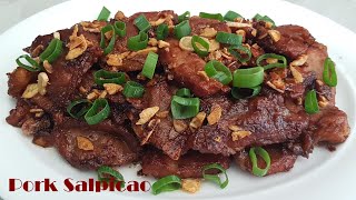 Easy and Simple Pork Salpicao [upl. by Salmon596]