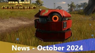 SWTOR News Roundup for October 2024 [upl. by Bozovich374]