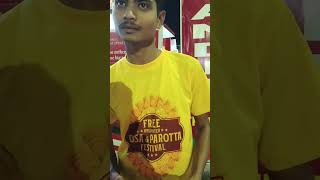 unlimited free dosa amp parotta festival dindigal Thalappakkati biriyani branch food foodie funny [upl. by Allisirp916]