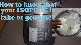 ISOPURE fake or original REVIEW ZERO CARB [upl. by Bitthia]