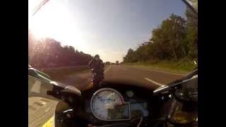 2012 BMW K1300S HP cruising on the highway [upl. by Romy280]