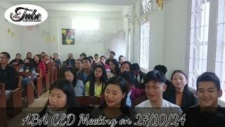 ABA Christian Education Department Meeting On 27th Oct 2024 [upl. by Analak836]