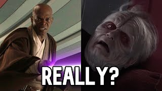 Did Mace Windu Actually Defeat Palpatine [upl. by Nylarej]