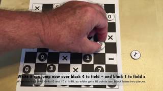 Damath  Play Checkers and learn Mathematics simultaneously [upl. by Jenesia]