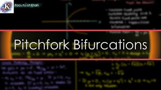 Supercritical and Subcritical Pitchfork Bifurcations  Nonlinear Dynamics and Chaos [upl. by Jewell]