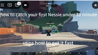 how to catch your first Nessie under 10 minute  fisch roblox [upl. by Aid658]