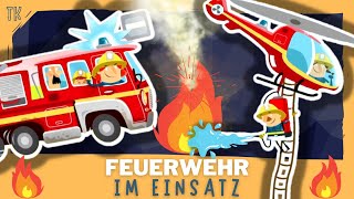 Mit der Feuerwehr im Einsatz  Kindervideos  Kinderfilme  telekids [upl. by Inava]