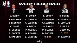 Inside the NBA crew drops their 2024 AllStar reserves picks 👀 [upl. by Zennas]