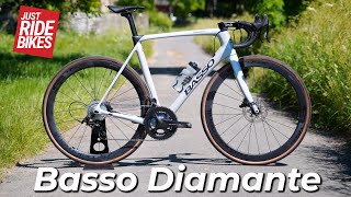 Basso Diamante Review The best Italian made carbon race bike [upl. by Nreval566]