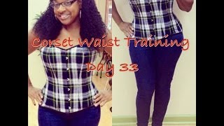 Orchard Corset Overbust CS511 Review  Day 33 Waist Training [upl. by Essined364]