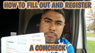 HOW TO FILL OUT AND REGISTER A COMCHECK ECashCash on Card [upl. by Antone24]