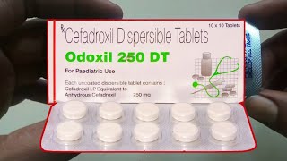 odoxil 250 dt tablet uses  price  composition  dose  side effects  precautions  in hindi [upl. by Mellie650]