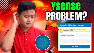 YSense SIGN UP Problem Solved How [upl. by Monney952]