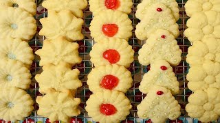 Spritz Cookies Classic Version  Joyofbakingcom [upl. by Gnilrac116]