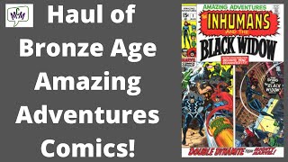 Haul of Bronze Age Amazing Adventures Comic Books ep 635 [upl. by Belinda59]