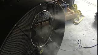 Mist Storm 1000 psi Portable Misting Assembly 6 Nozzle Fan Not Included [upl. by Ettezzus]