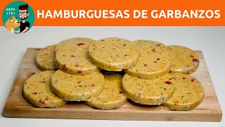 Cómo Hacer HAMBURGUESAS DE GARBANZOS Caseras Para Congelar  MONO 1981 [upl. by Koren]