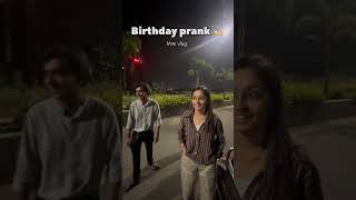 Birthday Prank ✨💫🎁 prank birthdaycelebration birthdayprank comedy comedyvideo pranks car [upl. by Yztim]