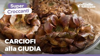 CARCIOFI ALLA GIUDIA  RICETTA ORIGINALE [upl. by Stutzman299]