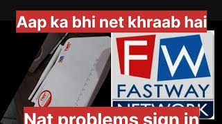 If you are also using the internet watch this video for the problem of fastway net netplus [upl. by Bascomb]