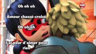 Miraculous Ladybug amp Chat Noir Theme Song French Lyrics [upl. by Fortin]