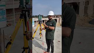 Electronic Total Station  Resection Method survey [upl. by Jempty886]