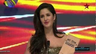 Katrina Kaif won Best actress in an action movie at Big Star Entertainment Awards 2012 [upl. by Anir]