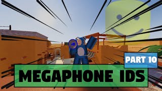 ROBLOX Arsenal Megaphone Emote IDsCodes [upl. by Notnef]