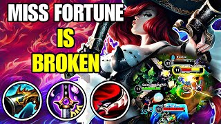 WILD RIFT  NEW BUFFED MISS FORTUNE IS 100 BETTERBUILD amp RUNES [upl. by Renrew]