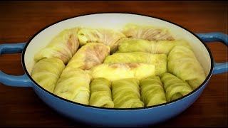 Stuffed Cabbage rolls Recipe Cabbage Dolma [upl. by Nhguaval]