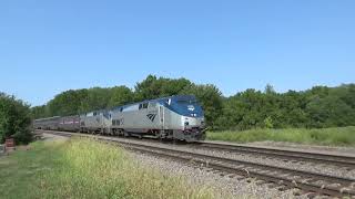 Last Amtrak California Zephyr Before Potential Railroad Strike at Agency IA [upl. by Ennazor483]