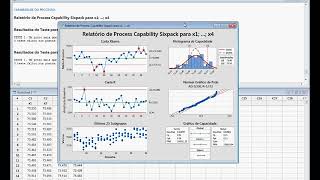 Capabilidade do processo no Minitab [upl. by Neala310]