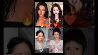 Which one makeup transitions shorts makeup douyin xuhuong [upl. by Namolos]