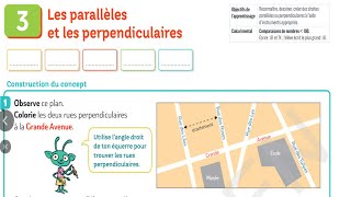 Les parallèles et les perpendiculaires ce2 pour comprendre les maths [upl. by Caitrin]