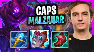 CAPS BRINGS BACK MALZAHAR  G2 Caps Plays Malzahar Mid vs Yasuo Season 2024 [upl. by Florie]