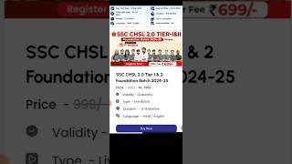 Ssc chal 20 tier 1 amp 2 foundation batch 202425 khan sir ssc chal new batch 2024 ssc infosky1 [upl. by Ceciley]