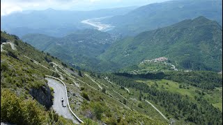 Route du Mont Vial à vélo 1550 m AlpesMaritimes France [upl. by Jonathon266]