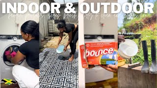 MY LAUNDRY ROUTINE IN JAMAICA vlog outdoorampindoor fav detergentstools cleaning motivation reset [upl. by Naaman]