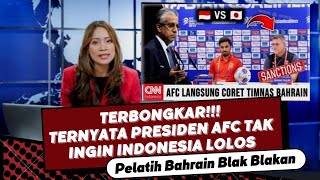 BREAKING NEWS Baru Terbongkar Ternyata Presiden AFC YAng Tidak Ingin Indonesia Lolos Piala Dunia [upl. by Anawek]