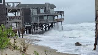 05102022 Outer Banks NC Coastal Storm  Waves  Flooding [upl. by Adneral767]