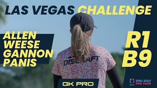 2022 Las Vegas Challenge  RD1 B9  Allen Weese Gannon Panis  FPO Disc Golf  GKPRO [upl. by Ayhdiv411]