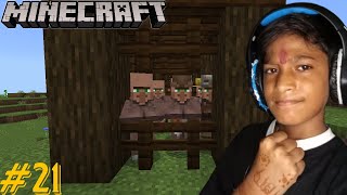 CAN I SAVE VILLAGERS  MINECRAFT GAMEPLAY 21 [upl. by Nitsur]