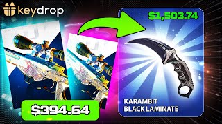 KEYDROP 2000 CASE BATTLE I PULLED KARAMBIT Keydrop Promo Code 2024 [upl. by Octavius29]