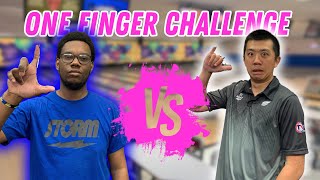 ONE FINGER BOWLING CHALLENGE [upl. by Aihtekal]