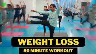 Full Body Weight Loss Video  50 Minute Workout  Zumba Fitness With Unique Beats  Vivek Sir [upl. by Reppep]