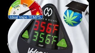 PERFECT Vaporizer Temperature For THC or CBD  GUIDE [upl. by Esenwahs11]