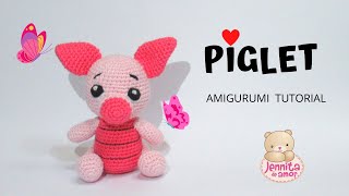 PIGLET Amigurumi Tutorial Nivel Intermedio Paso a paso Patrón en Descripción [upl. by Odnama]