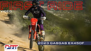 2023 GASGAS EX450F First Ride Impression  Dirt Bike Test [upl. by Laehcim392]